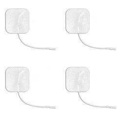 Düz Giriş Kablolu 5x5cm Kare Tens Elektrod