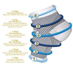 FS 6 Plantar Fasciitis Topuk Dikeni Çorabı