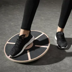 Joints Wobble Board Çok Yönlü Ahşap Denge Tahtası