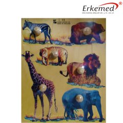 Hayvan Figürlü Çocuk Zeka Geliştirici Puzzle