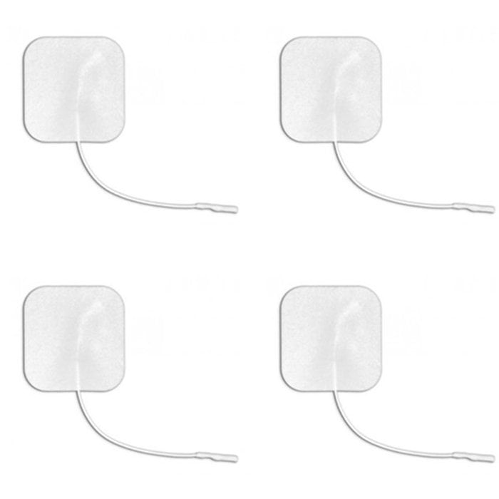 Düz Giriş Kablolu 5x5cm Kare Tens Elektrod