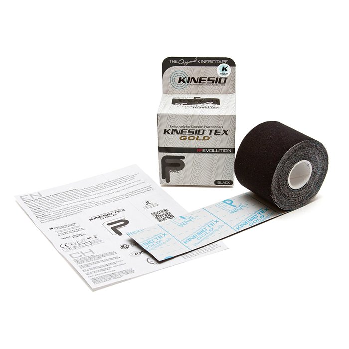 Kinesio Tape Gold - Ağrı Giderici Band 5 Metre x 5 Cm Siyah