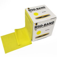 MoVeS Band 45.5 m Egzersiz ve Pilates Bandı - Tüm Dirençler Sarı - Hafif