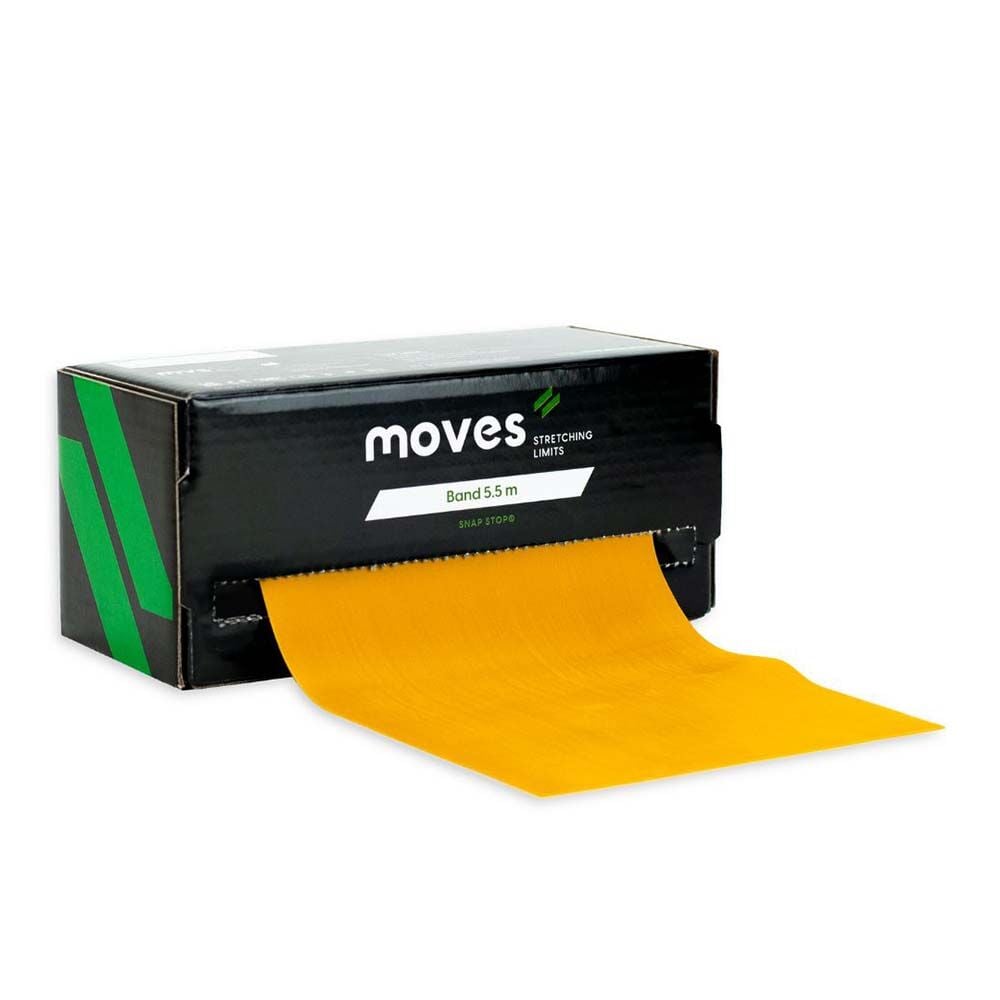 Moves Profesyonel Egzersiz ve Direnç Bandı 5.5 m - Tüm Renkler Altın - Maksimum Sert