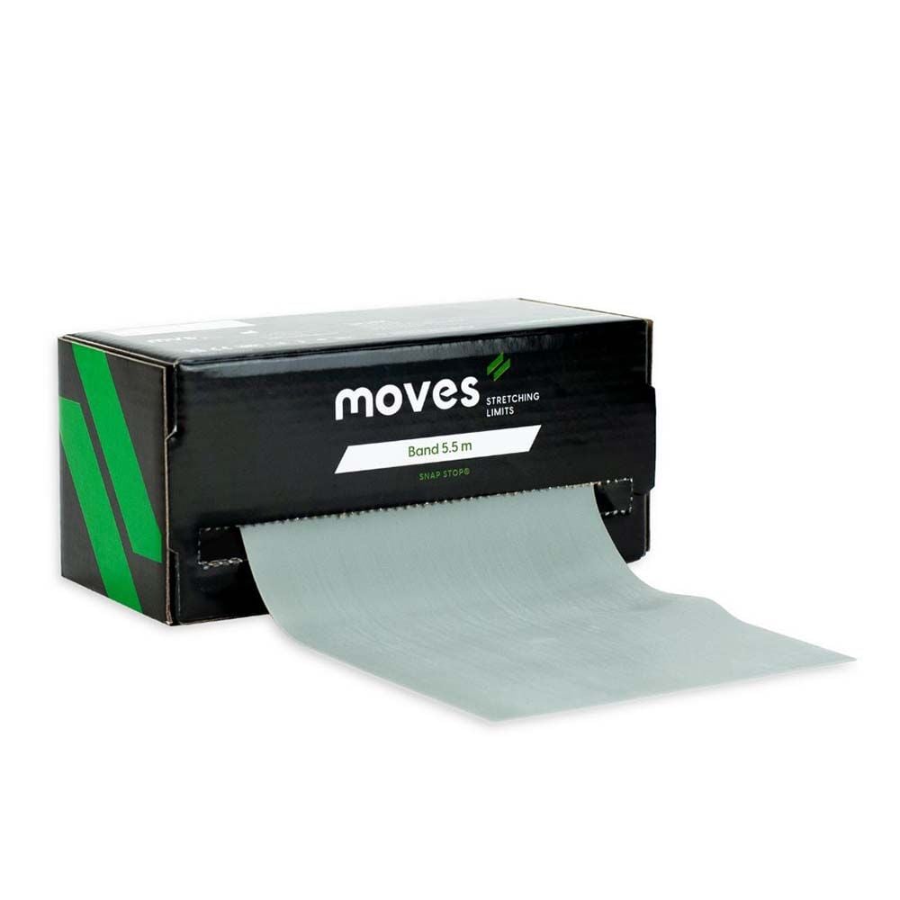 Moves Profesyonel Egzersiz ve Direnç Bandı 5.5 m - Tüm Renkler Gümüş - Ultra Sert