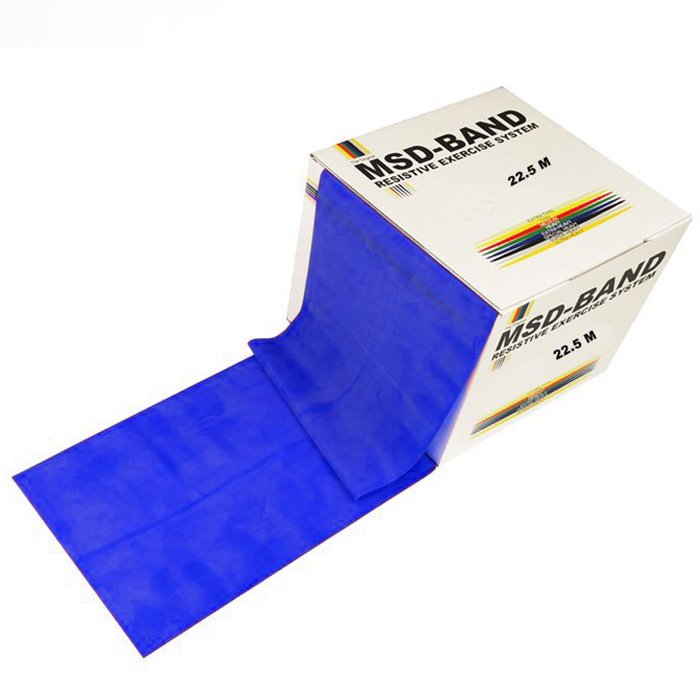 MoVeS Band 22.5 m Egzersiz ve Pilates Bandı - Tüm Dirençler Mavi - Ekstra Sert