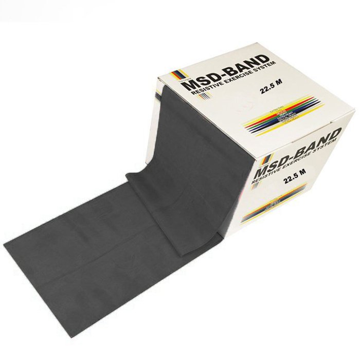 MoVeS Band 22.5 m Egzersiz ve Pilates Bandı - Tüm Dirençler Siyah - Super Sert