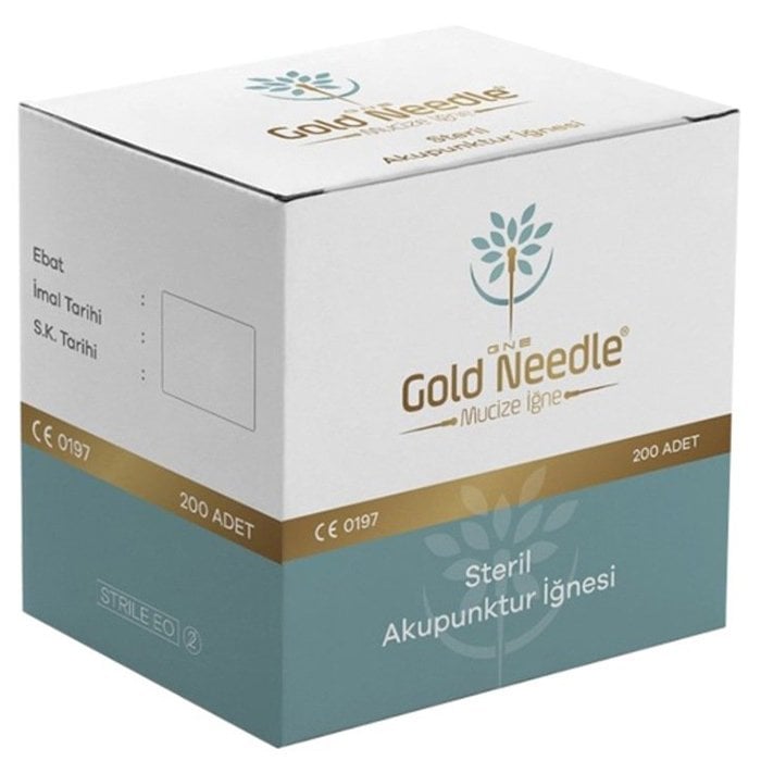 Gold Needle Akupuntur İğnesi 200 Adet 0.25x30