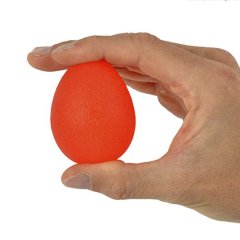 MoVeS Squeeze Egg - Silikon El Egzersiz Topu Kırmızı - Orta