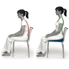 Sitting Wedge Kamburluk Önleyici ve Dik Oturma Minderi