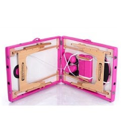 Restpro Classic 2 Pembe Renk Katlanabilir Masaj Masası (AVRUPA'DAN İTHAL)