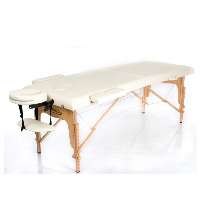 Restpro Classic 2 Krem Renk Katlanabilir Masaj Masası (AVRUPA'DAN İTHAL)