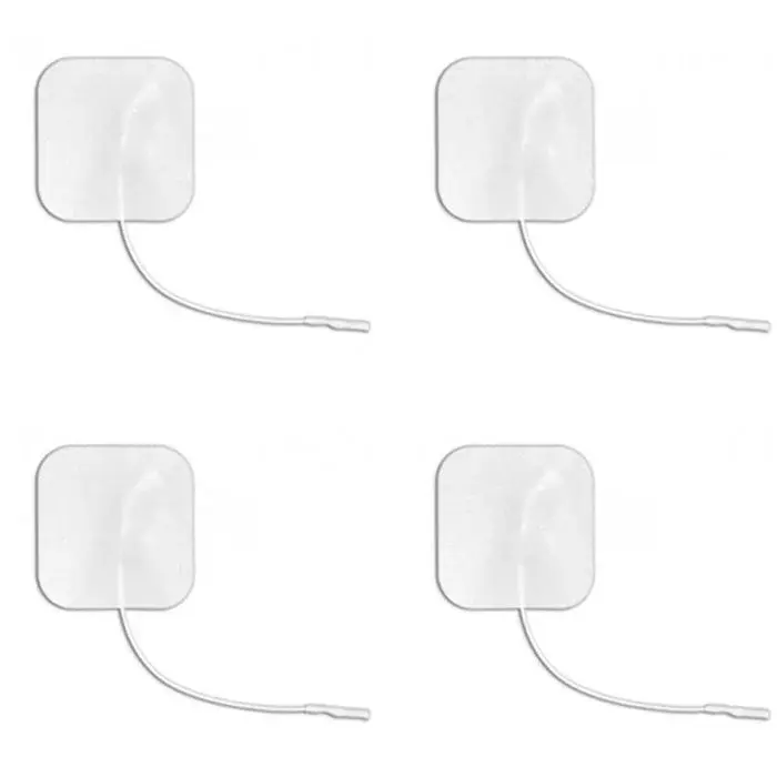 TENS ELEKTRODU 5x5 cm DÜZ GİRİŞ KABLOLU ( AMERİKAN JEL ALMAN MARKASI )