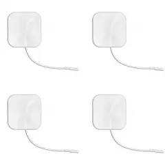 TENS ELEKTRODU 5x5 cm DÜZ GİRİŞ KABLOLU ( AMERİKAN JEL ALMAN MARKASI )