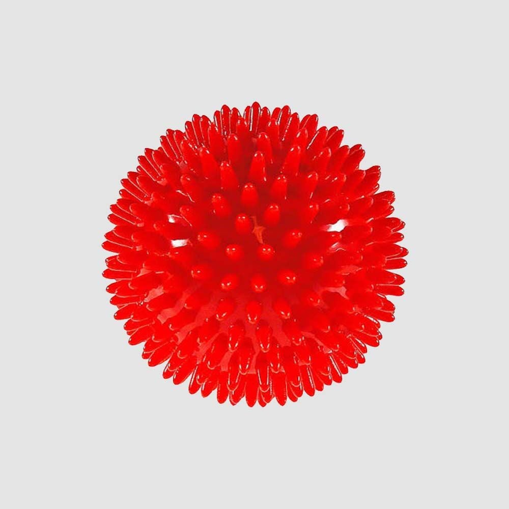 Moves Duyu Uyarıcı Dikenli Masaj Topu 9 CM - KIRMIZI