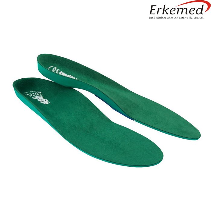 Vasyli Custom Ortopedik Tabanlık Large - Yeşil