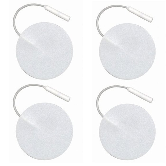 Düz Giriş Kablolu 3.2 cm Yuvarlak Tens Elektrod (GOLD MARKA)