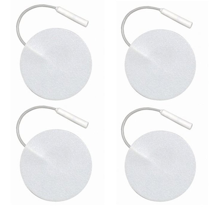 Düz Giriş Kablolu 3.2 cm Yuvarlak Tens Elektrod (GOLD MARKA)