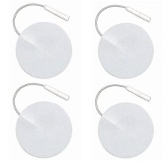 Düz Giriş Kablolu 3.2 cm Yuvarlak Tens Elektrod (GOLD MARKA)